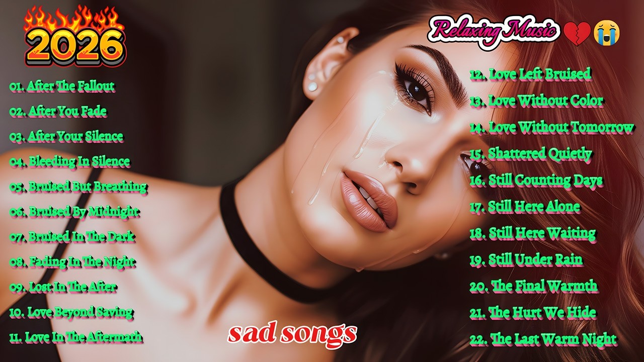 Midnight Tearwave: English Sad Songs 2026 | Relaxing Music Mix Nonstop | Viral TikTok Sounds