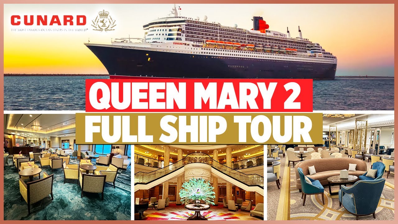 Полный тур по кораблю Cunard Queen Mary 2
