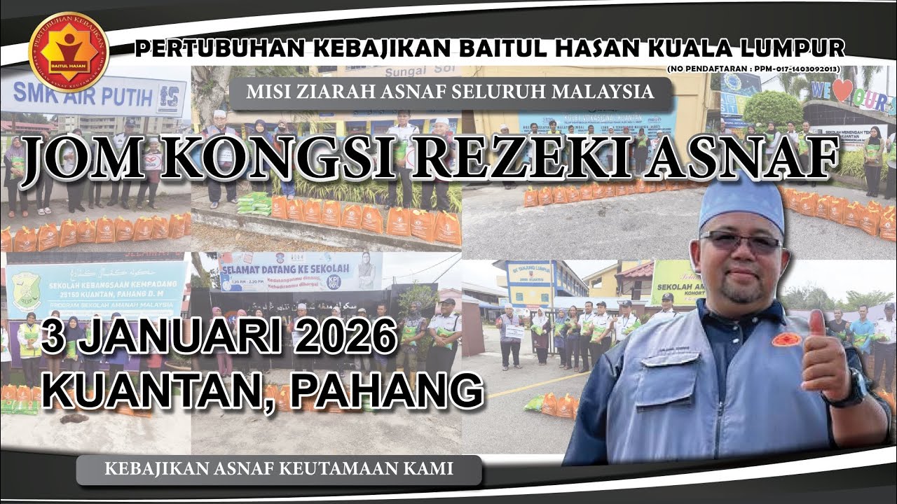 JOM KONGSI REZEKI ASNAF 3 JANUARI 2026 KUANTAN, PAHANG 