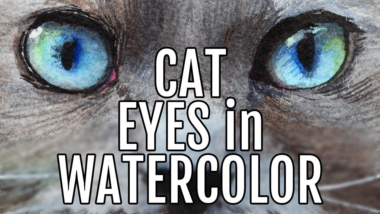 How to Paint Cat Eyes in Watercolor