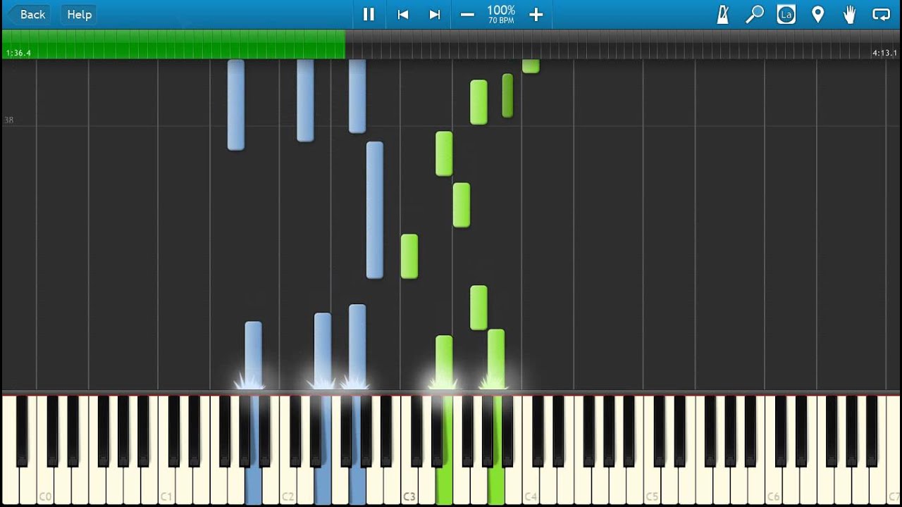 [Synthesia] Kanon - Shoujo no Ori (少女の檻)(piano tutorial)