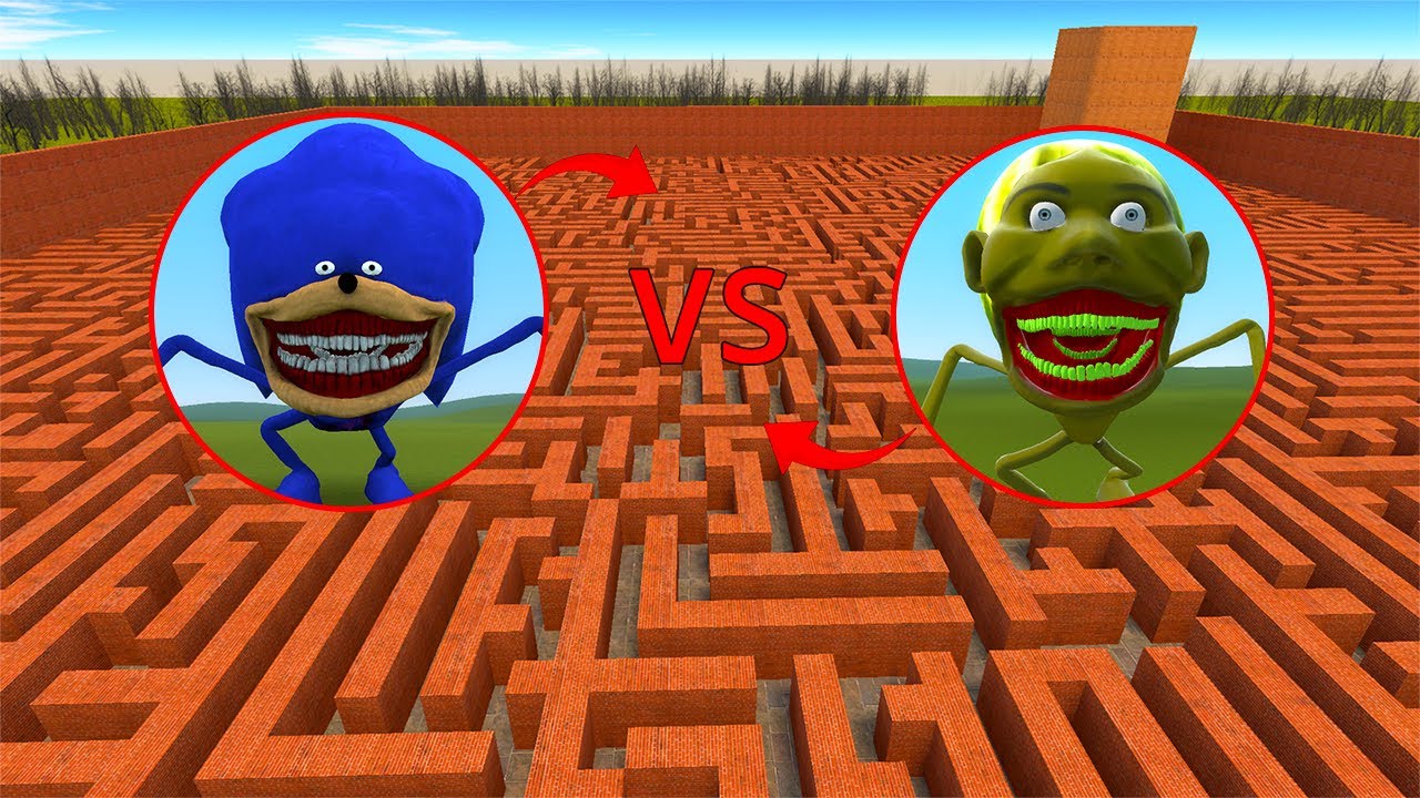 SONIC Tape VS SCP-096 VS Lin Gang Melon Tape In Garry’s Mod