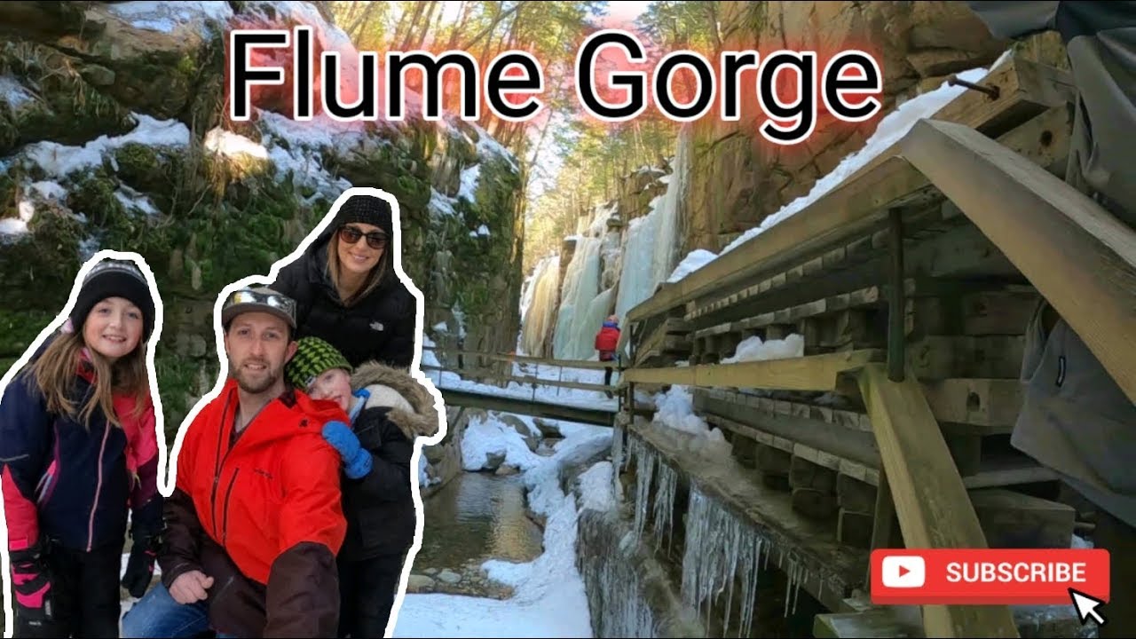 The Flume Gorge| Winter Hiking Vlog