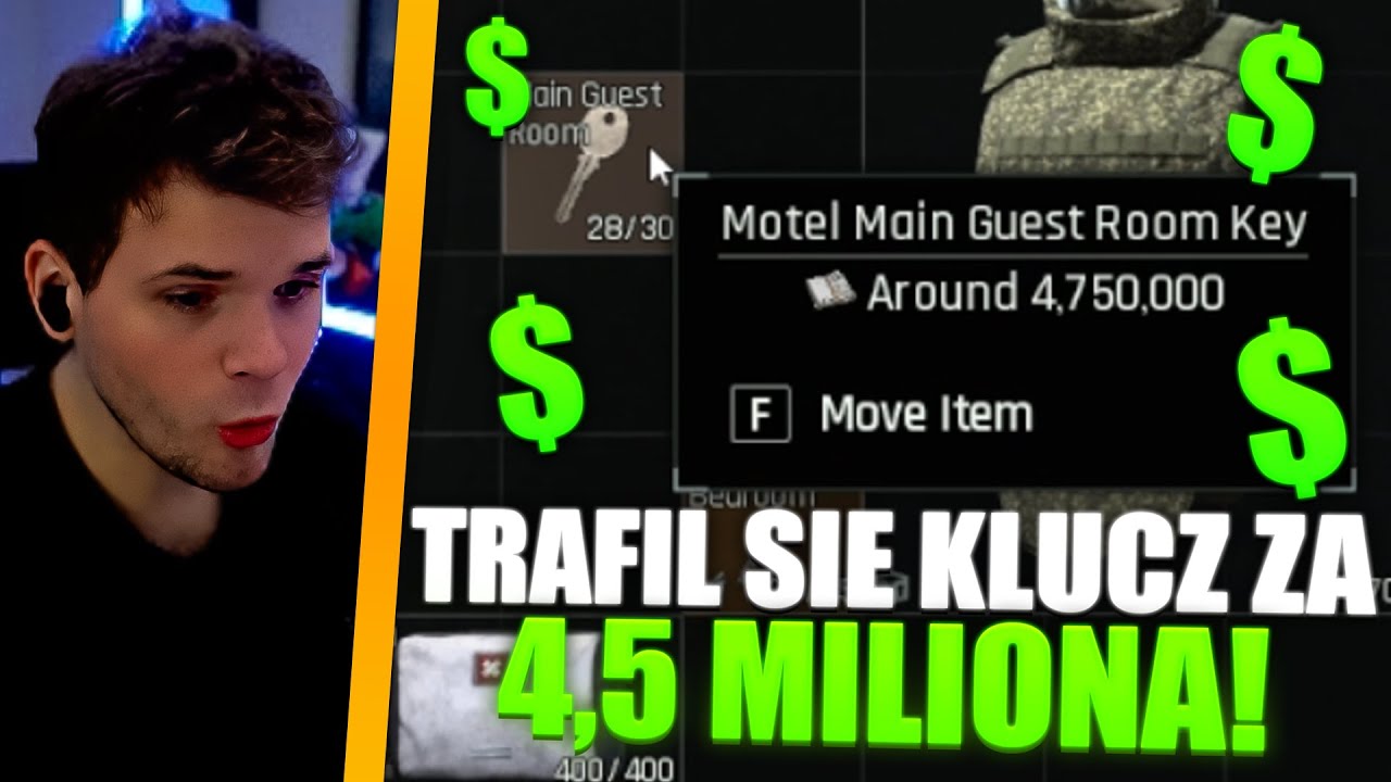 GUCIO | Arena Breakout: Infinite I TRAFIŁ SIĘ KLUCZ ZA 4,5 MILIONA! I NAJLEPSZE MOMENTY STRIMA #948