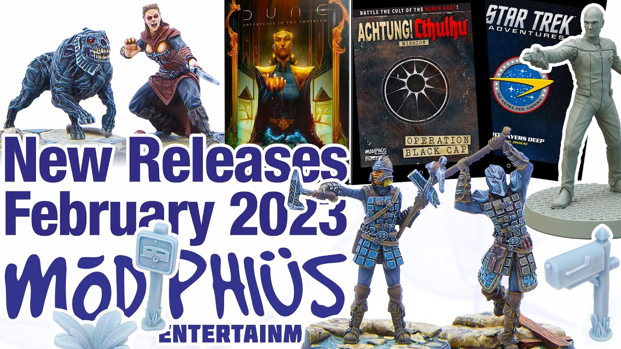 Modiphius New Releases - February 2023