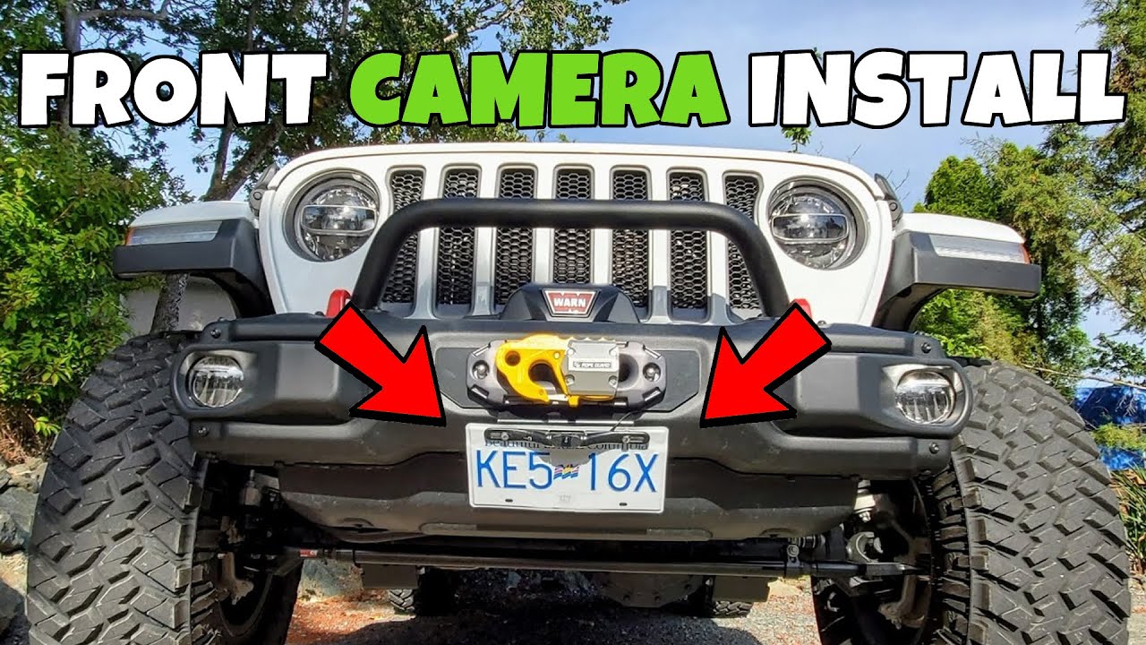 Front Camera Install on Jeep Wrangler JL! - Z-Automotive Kit Unbox & Review - JLU Ecodiesel Mods