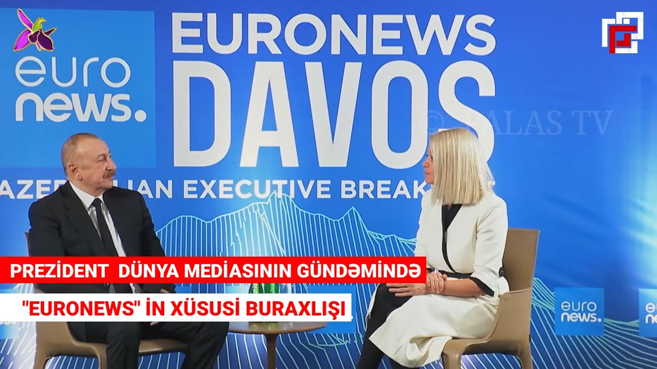 Prezident "Euronews"ə müsahibə verib. 