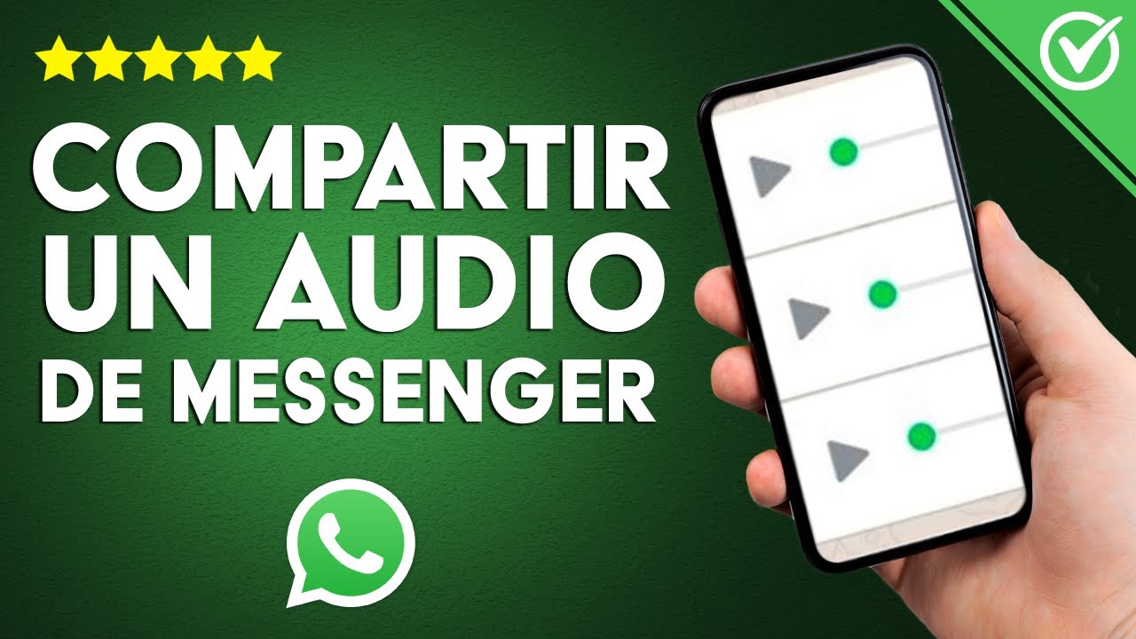 ¿Cómo enviar un audio de FACEBOOK MESSENGER a WHATSAPP? -  Compartir audios