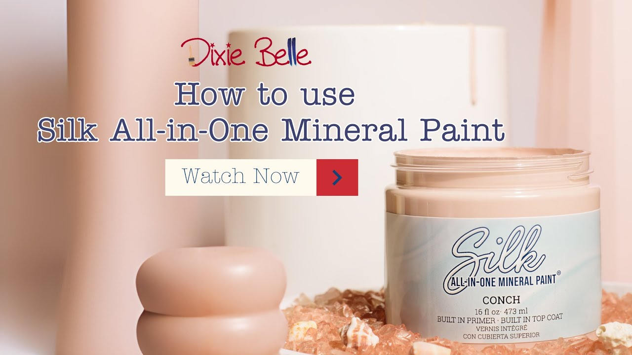 Как использовать минеральную краску Silk All-In-One с краской Dixie Belle!