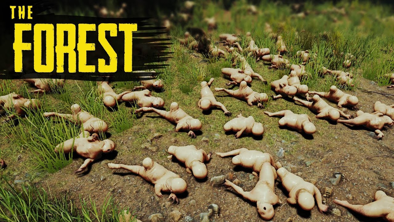 CRAZY BABY GLITCH! The Forest Hard Survival S3 Episode 4