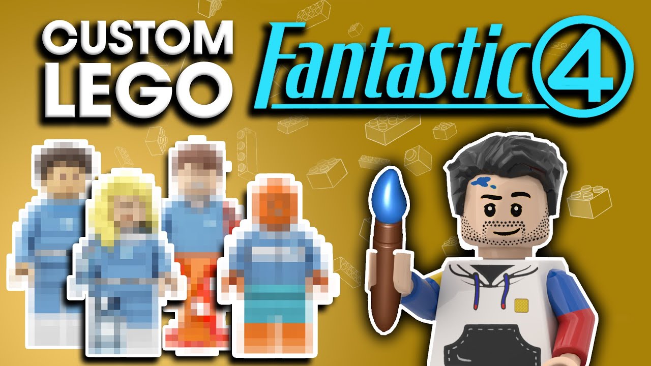 How to Make the Fantastic Four in LEGO! Feat. 