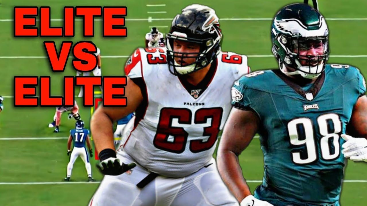 Trench Battle: Eagles Jalen Carter vs Falcons Chris Lindstrom