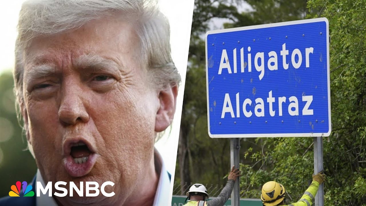 ‘Orange jumpsuits’, ‘chained together’: Lawmaker describes Trump’s ‘Alligator Alcatraz’