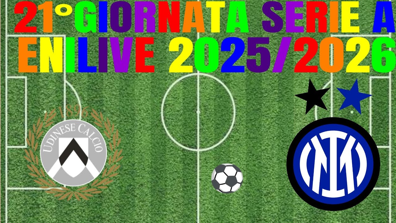 21°GIORNATA SERIE A ENILIVE 2025/2026 UDINESE 0-1 INTER