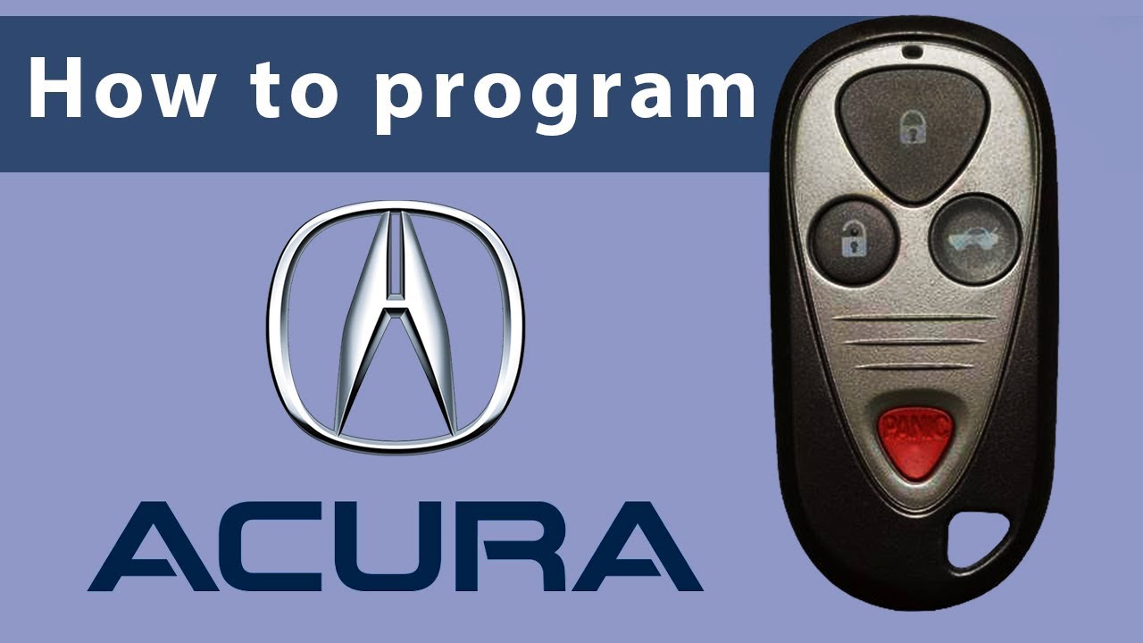 How to Program Keyless Entry Remote Key Fob for Acura CL 2001-2003