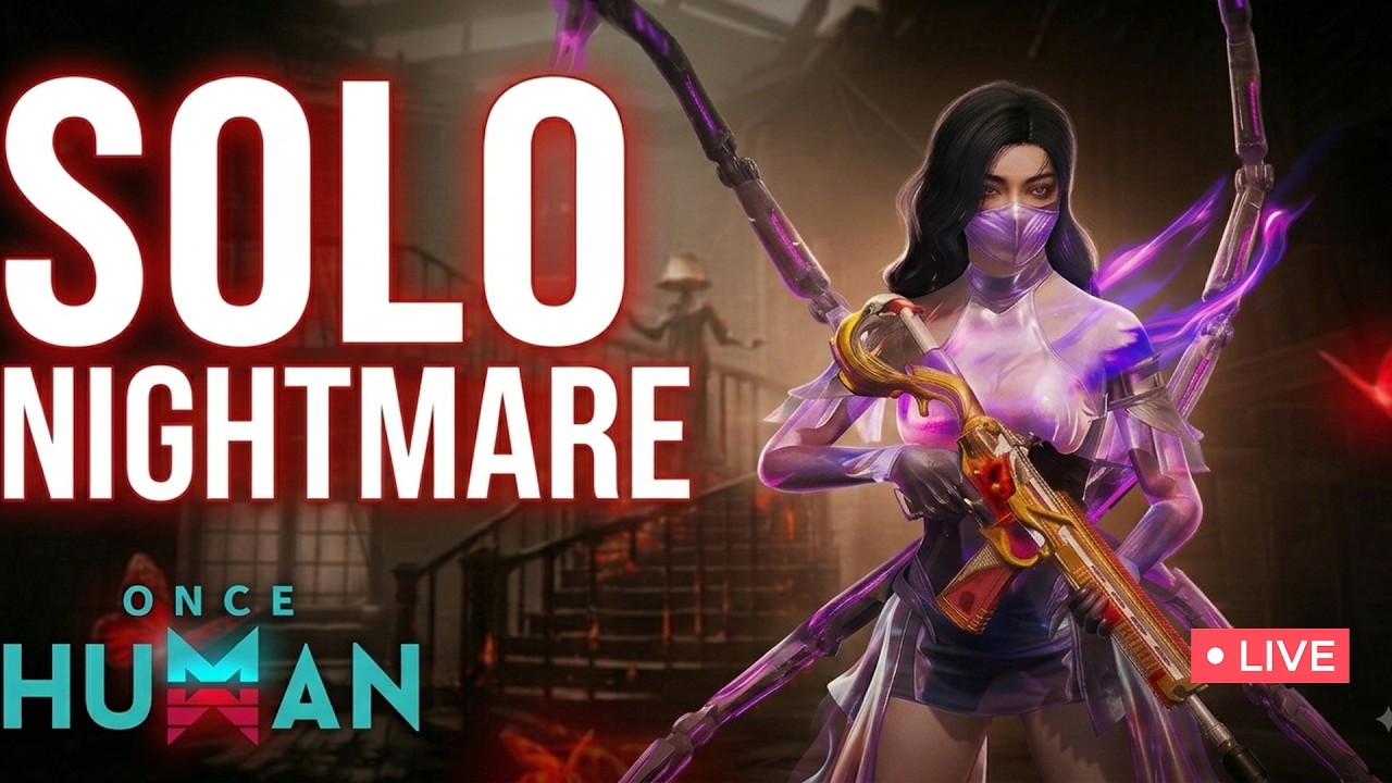 SOLO NIGHTMARE SILOS META BUILD DESTROYS!🔥Insane Fights Live | Once Human #oncehuman #live