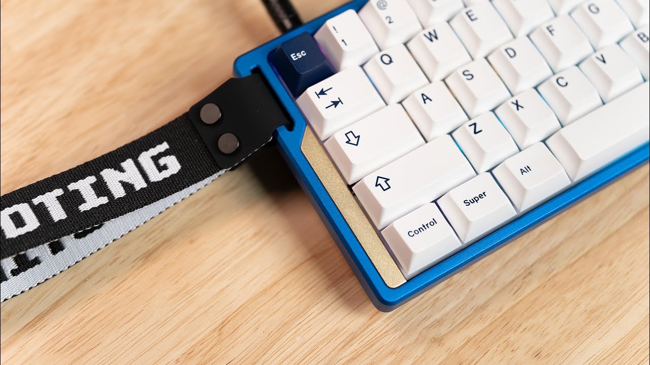 WootingをAlumaze 60アルミケースとPCプレートでカスタマイズ