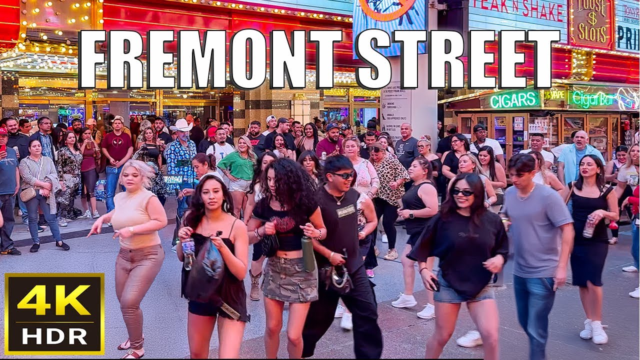 Fremont Street Las Vegas Walk - May 2025 - Cinco de Mayo Weekend