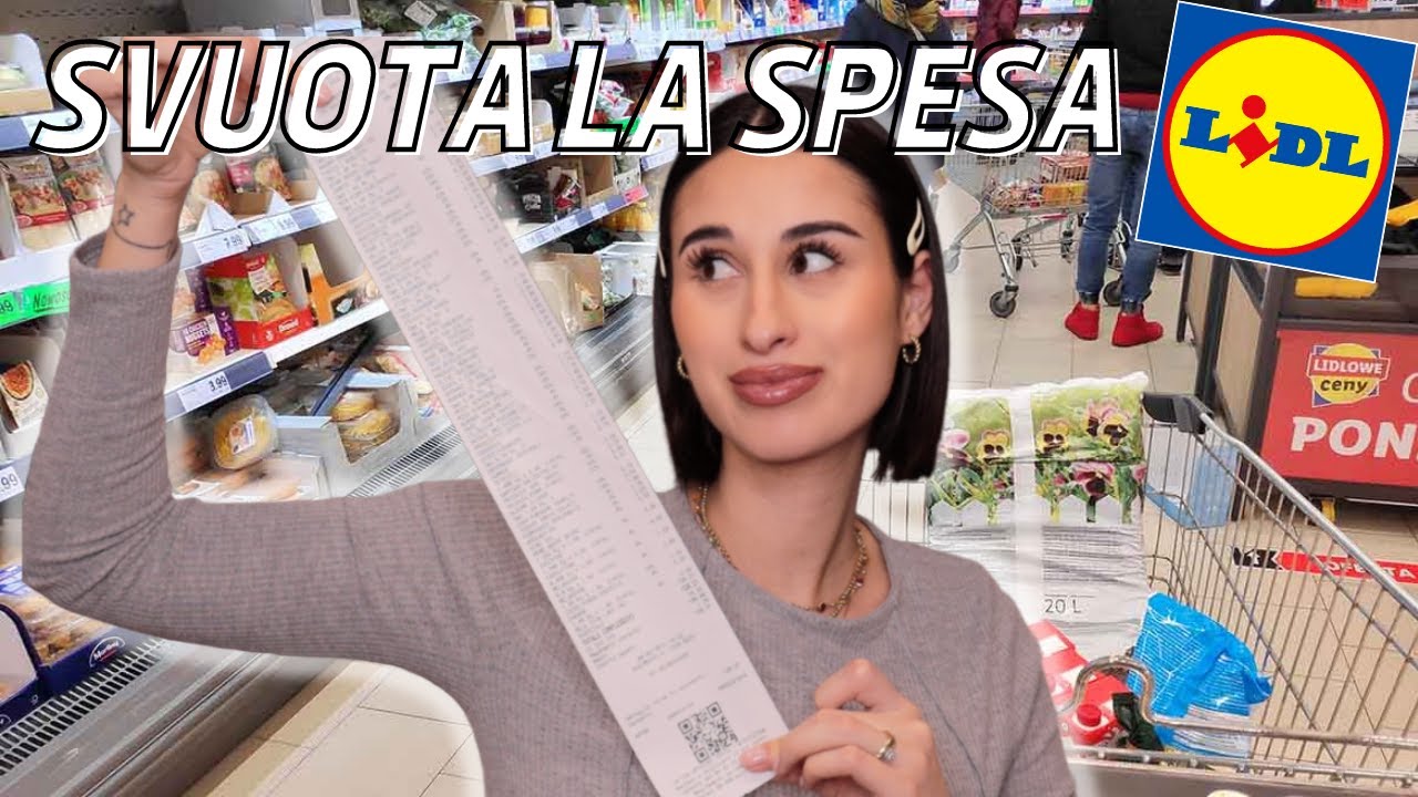 SVUOTA LA SPESA LIDL 100€ per due settimane