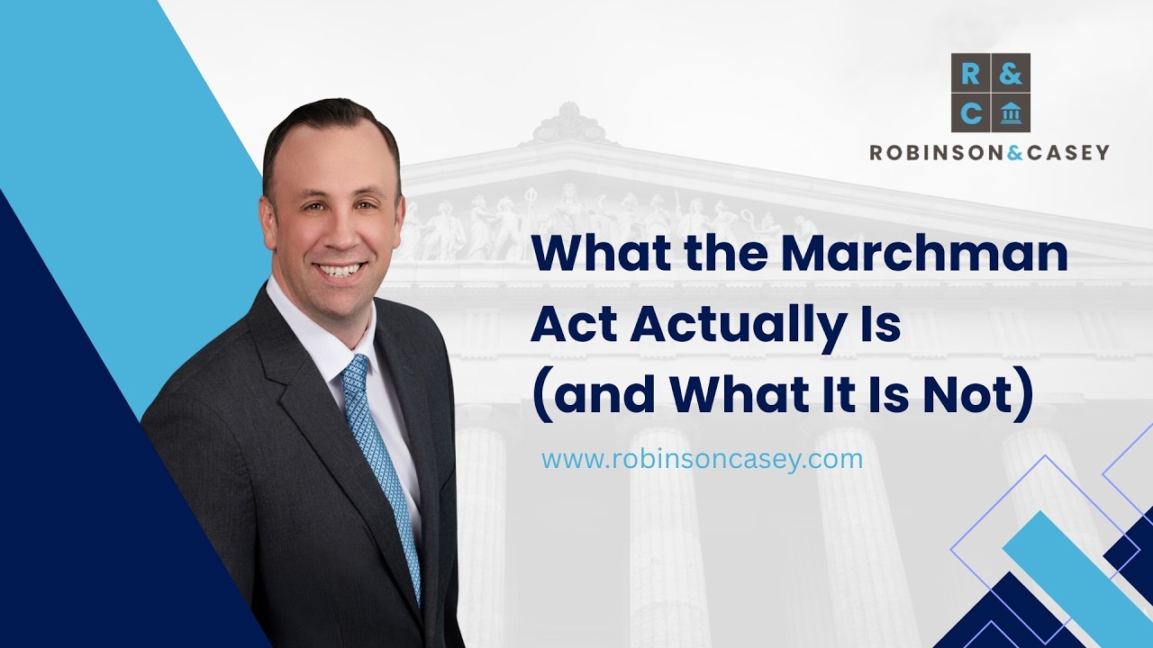 What the Marchman Act Actually Is (and What It Is Not)