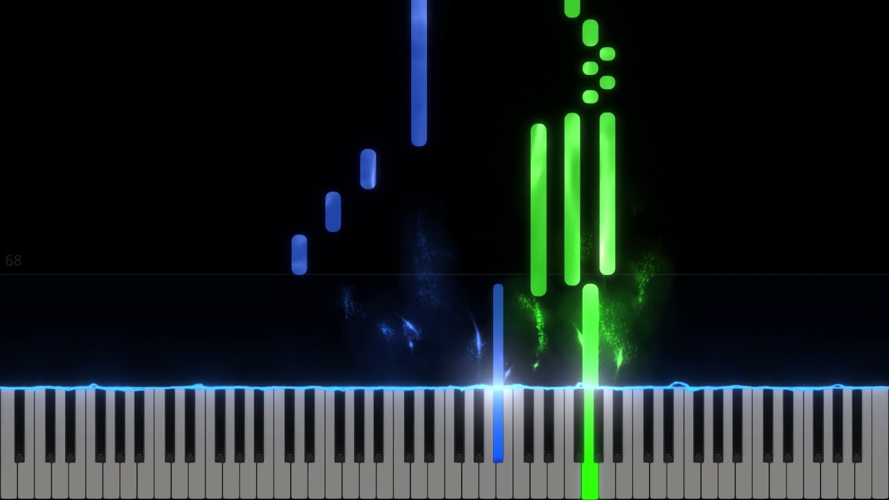 Ensiferum - Wanderer - Dorelia Bast cover (metal piano tutorial - SeeMusic)
