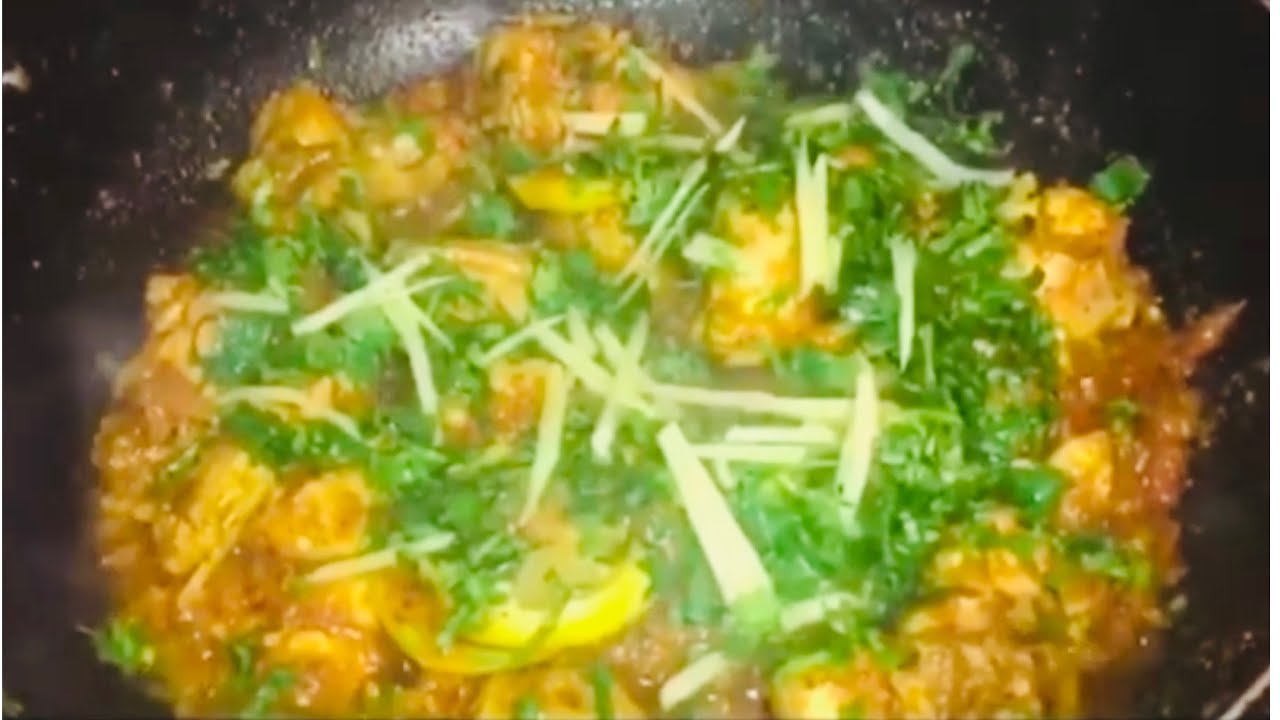 Spicy chicken karahi
