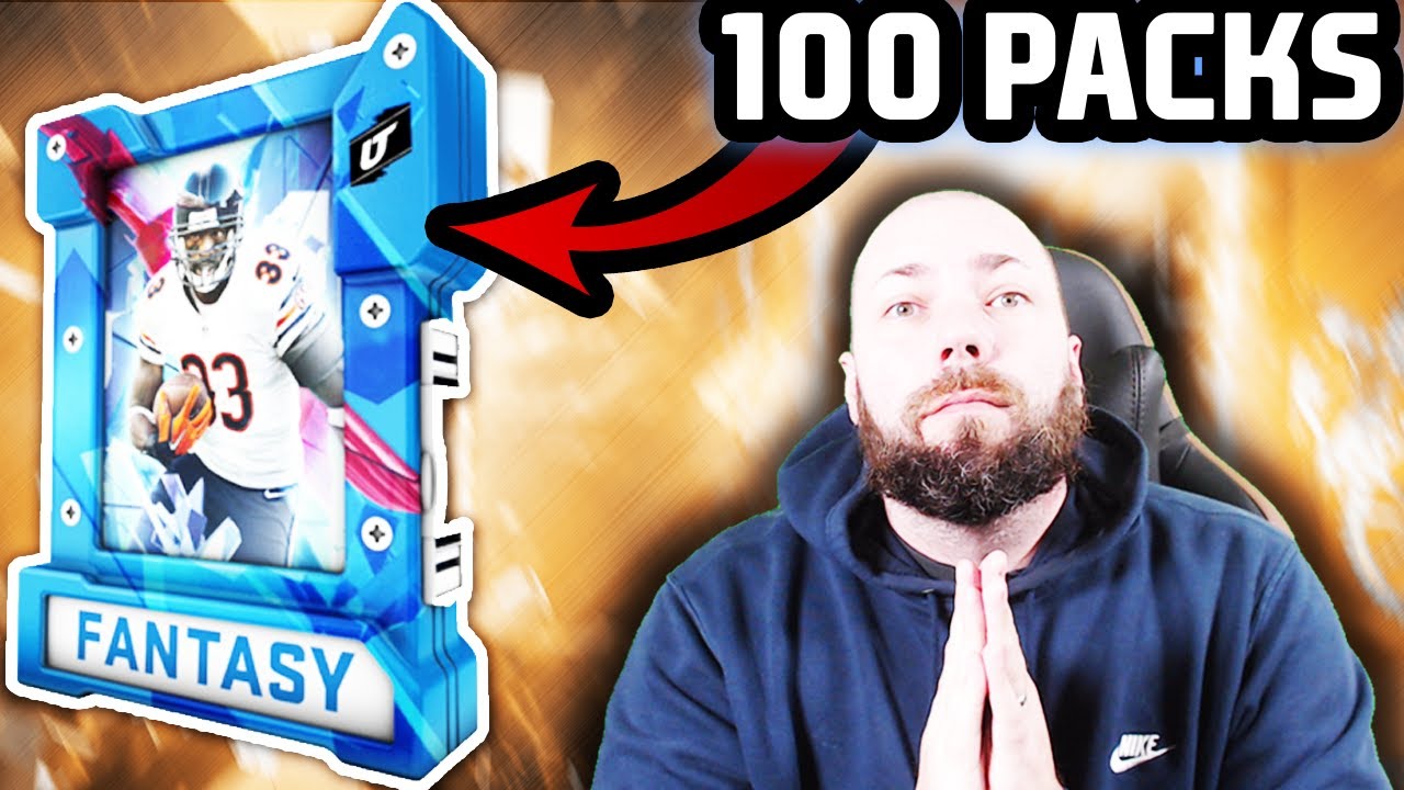 100 LEGEND FANTASY PACKS! HOW MANY 99'S CAN WE PULL? [MADDEN 20]