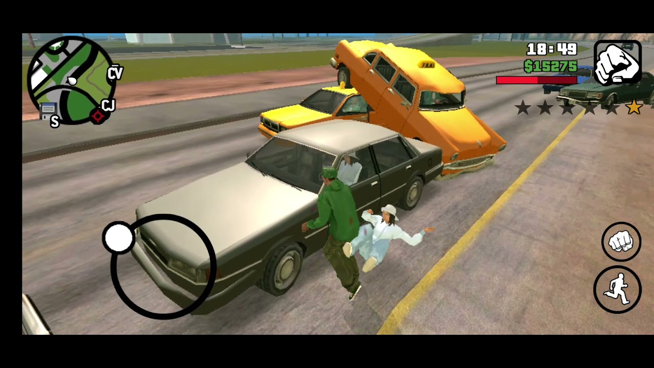 gta sa peds fight