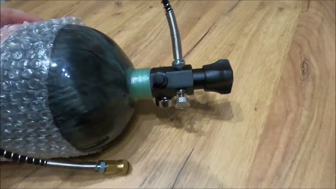 Butla karbonowa PCP Tuxing 6,8 l  z zaworem Tuxing TX15 lub zaworem 5/8 DIN