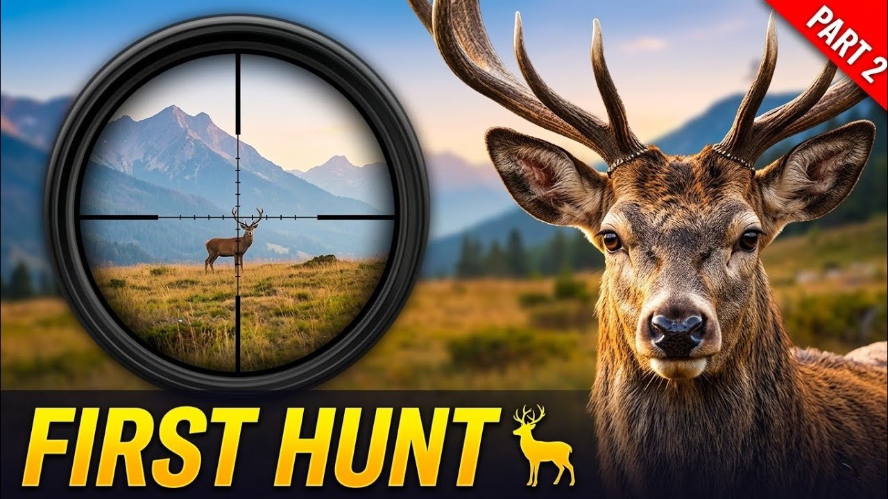 FIRST DEER HUNT! Taking The Shot! - Way of the Hunter (Part 2)