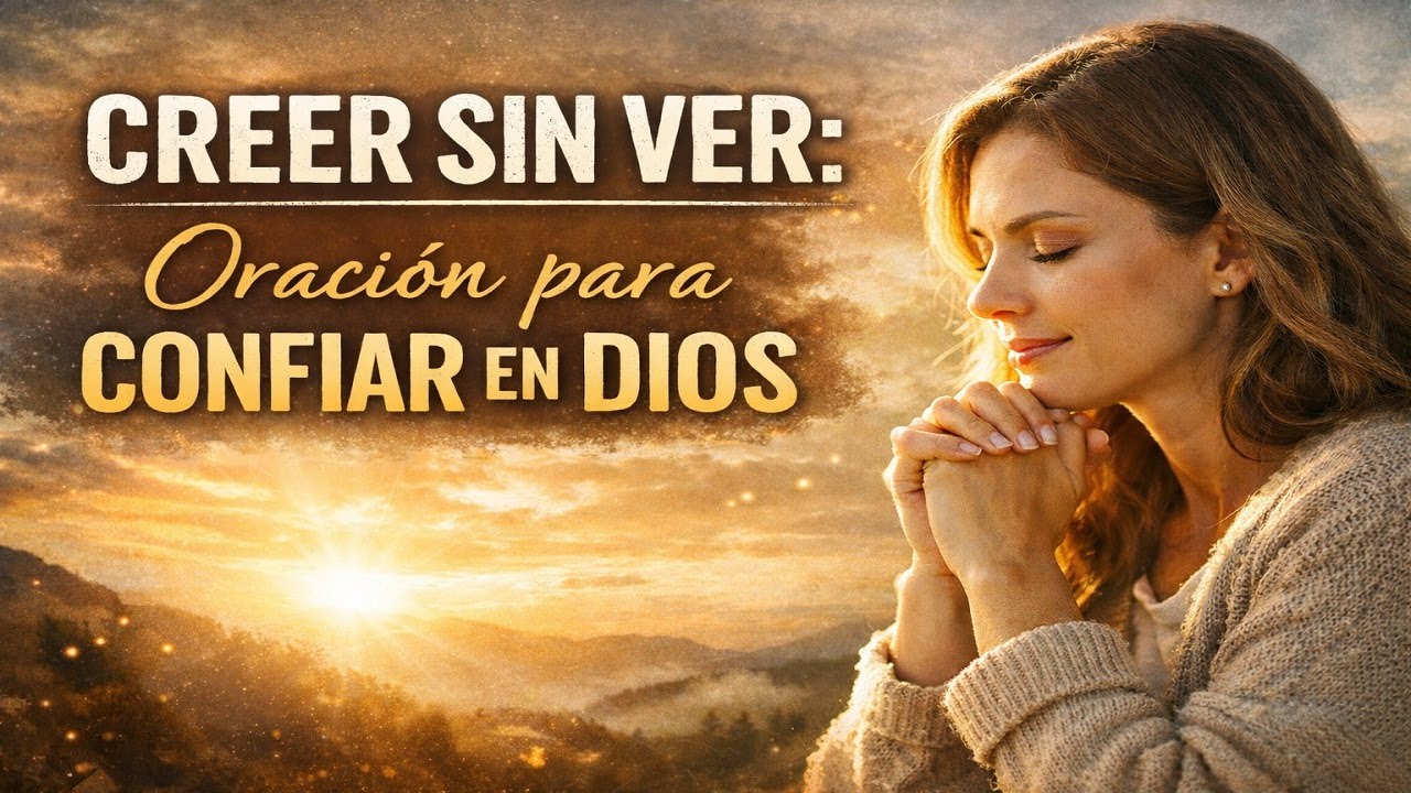 CREER SIN VER ORACIÓN PARA CONFIAR EN DIOS