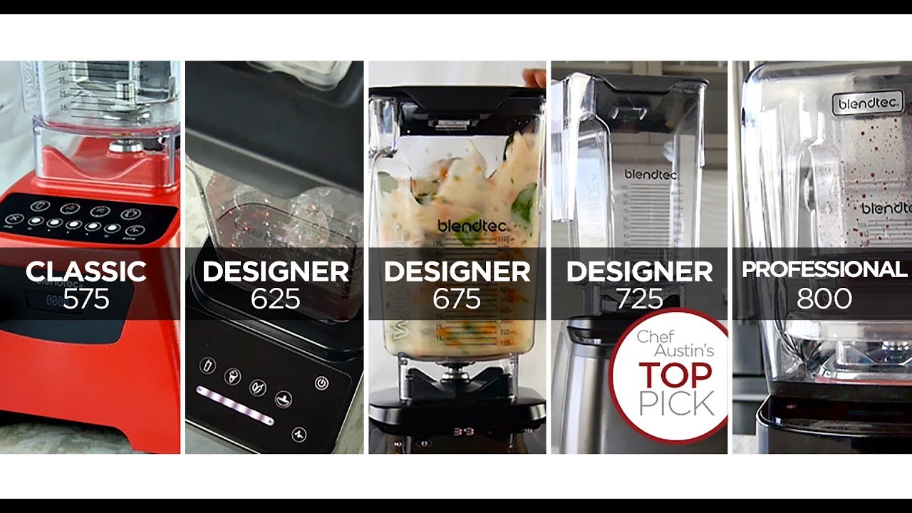 Blendtec Blender Review & Comparison | 575, 625, 675, 725, 800