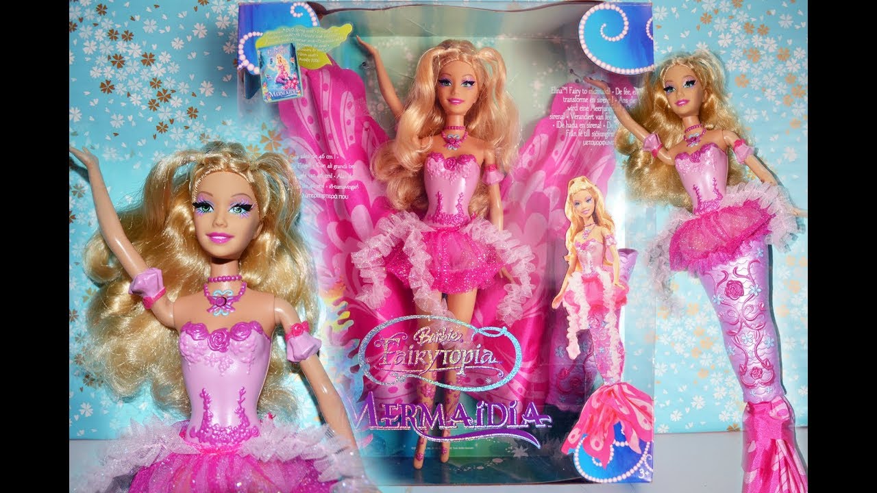 Barbie Elina Fairytopia Mermaidia doll review FR