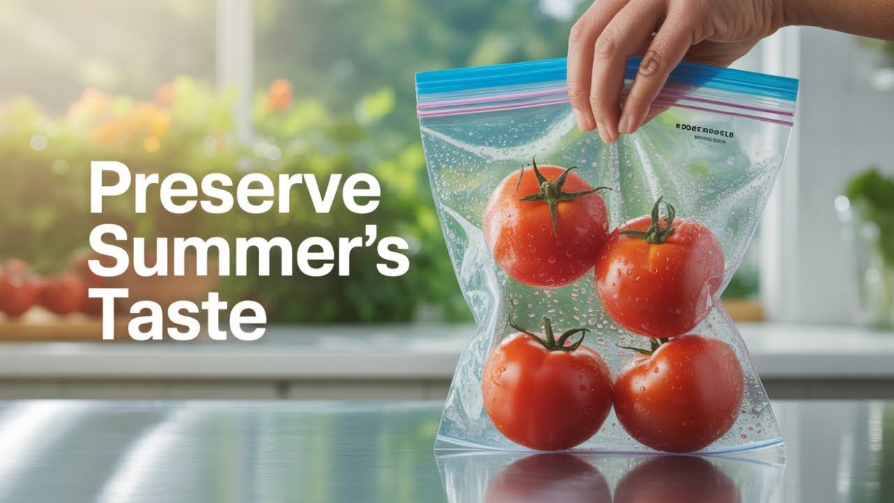 Freezing Tomatoes the Easy Way | Preserve Your Garden Harvest