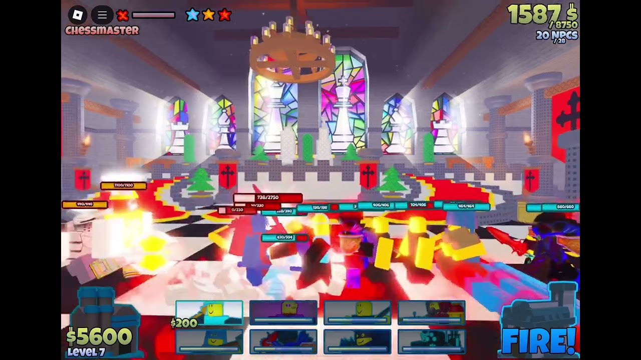 3 star chessmaster (casual) with powerhouse(READ DESCRIPTION) |The battle bricks