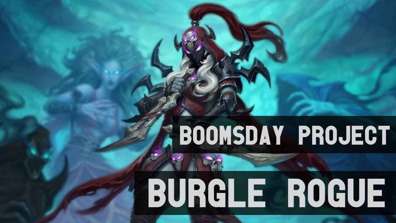 CRAZY Burgle Rogue game against Control Warrior - BOOMSDAY PROJECT