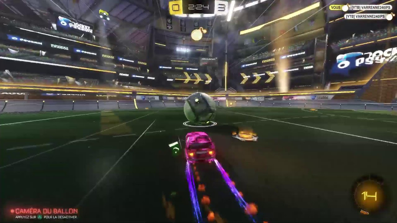 Je joue a Rocket League Venez jouer avec moi!