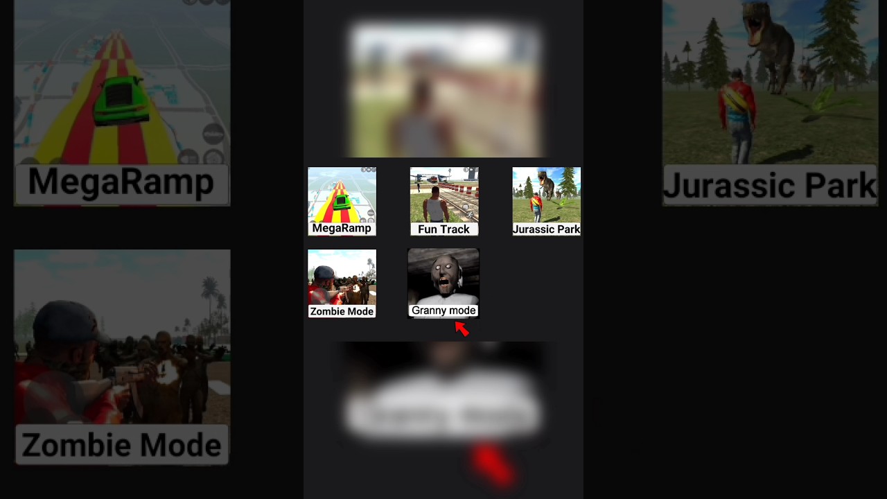 NEW UPDATE - GRANNY MOD ADD . IN INDIAN BIKE DRIVING 3D #indian bike #indianbikedriving3d #shorts