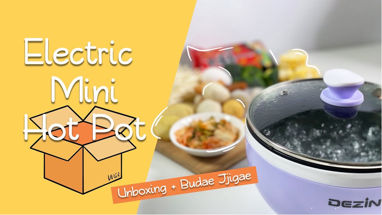 Single Serving Budae Jjigae - Don't Watch This At Night (Dezin Electric Hot Pot Unboxing & Cooking)