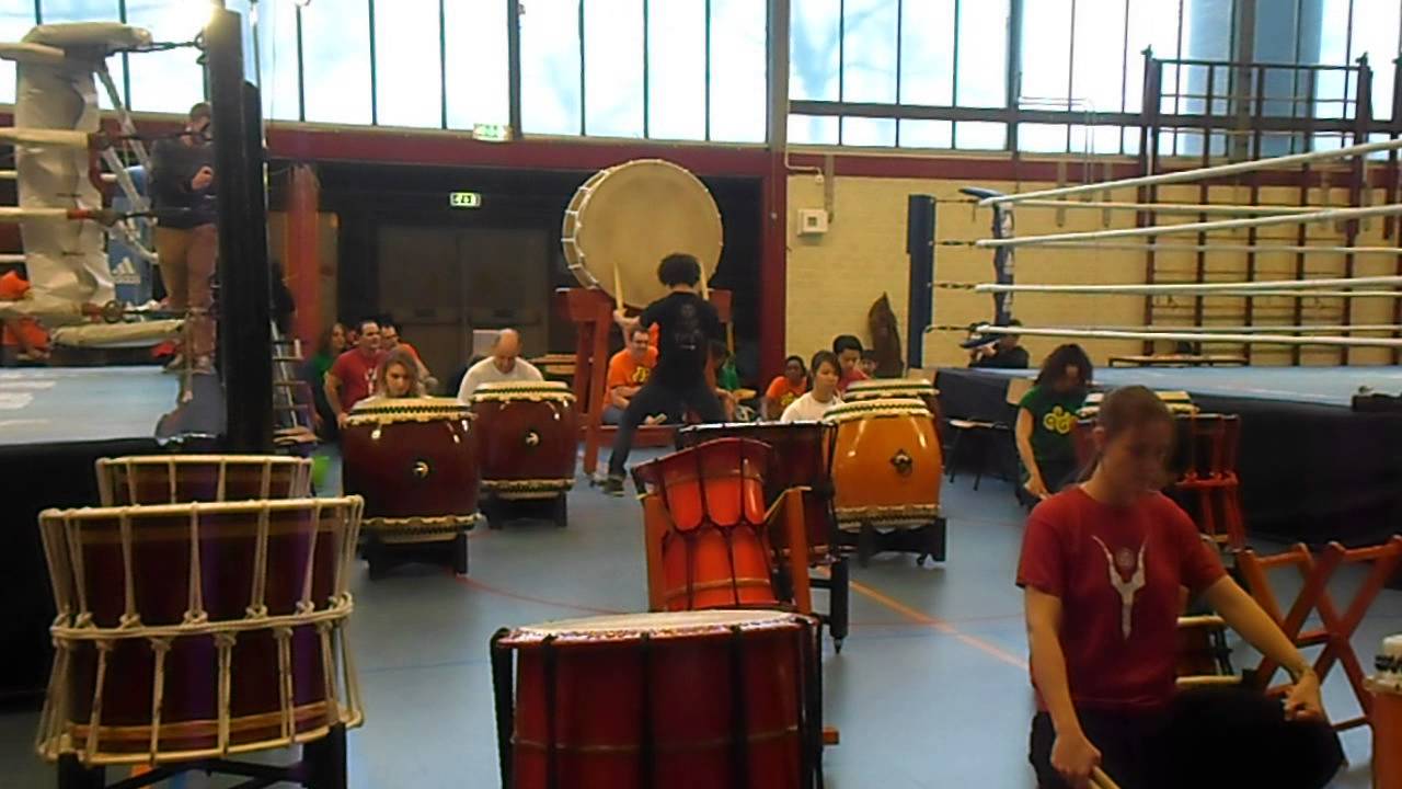 yamato taiko drumming school aun and hyunga @nk wing chu opening