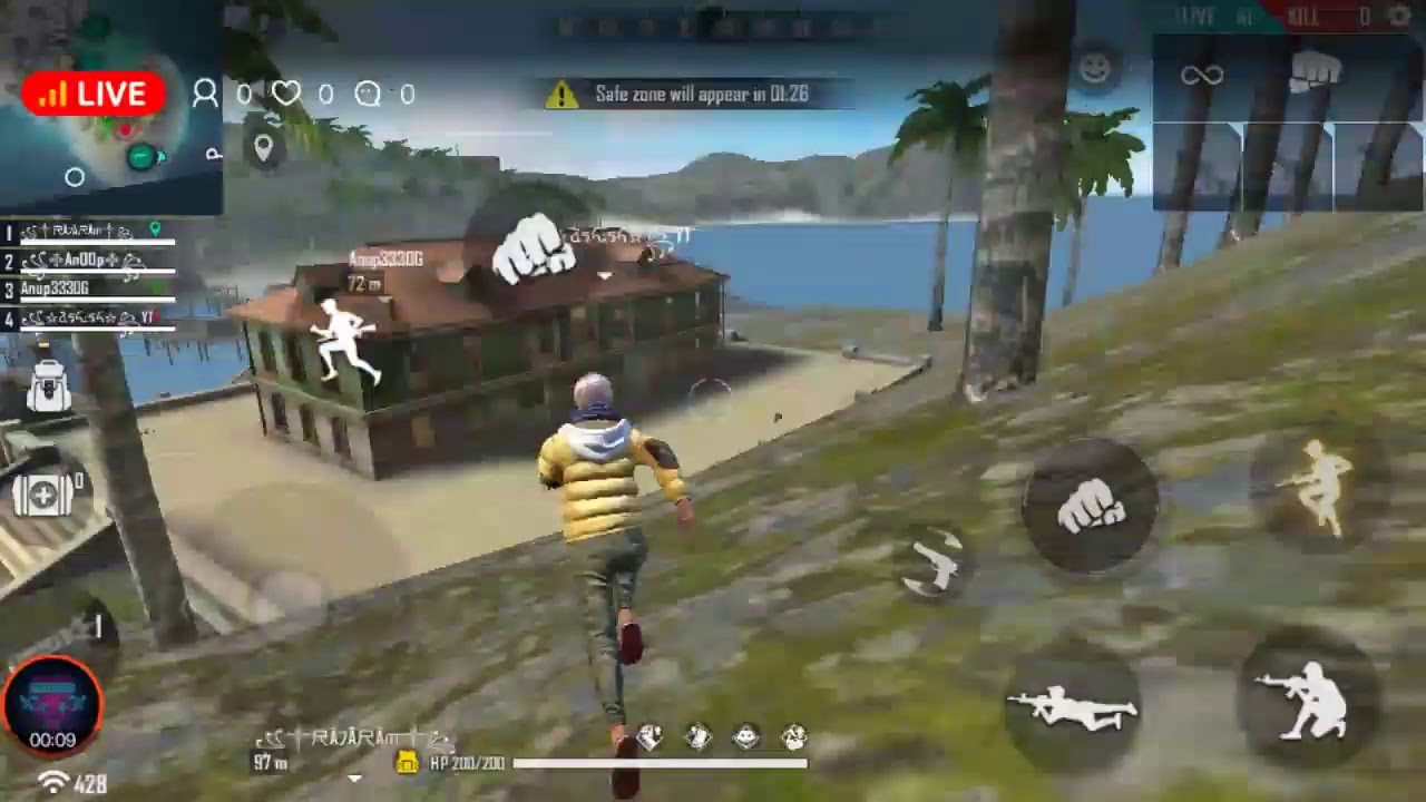 #free fire live with EDULIX and rush gameplay 🙏🙏