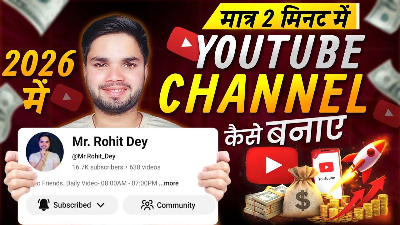 Youtube Channel Kaise Banaye | How To Create A Youtube Channel | Youtube Channel Kaise Banaen 2026