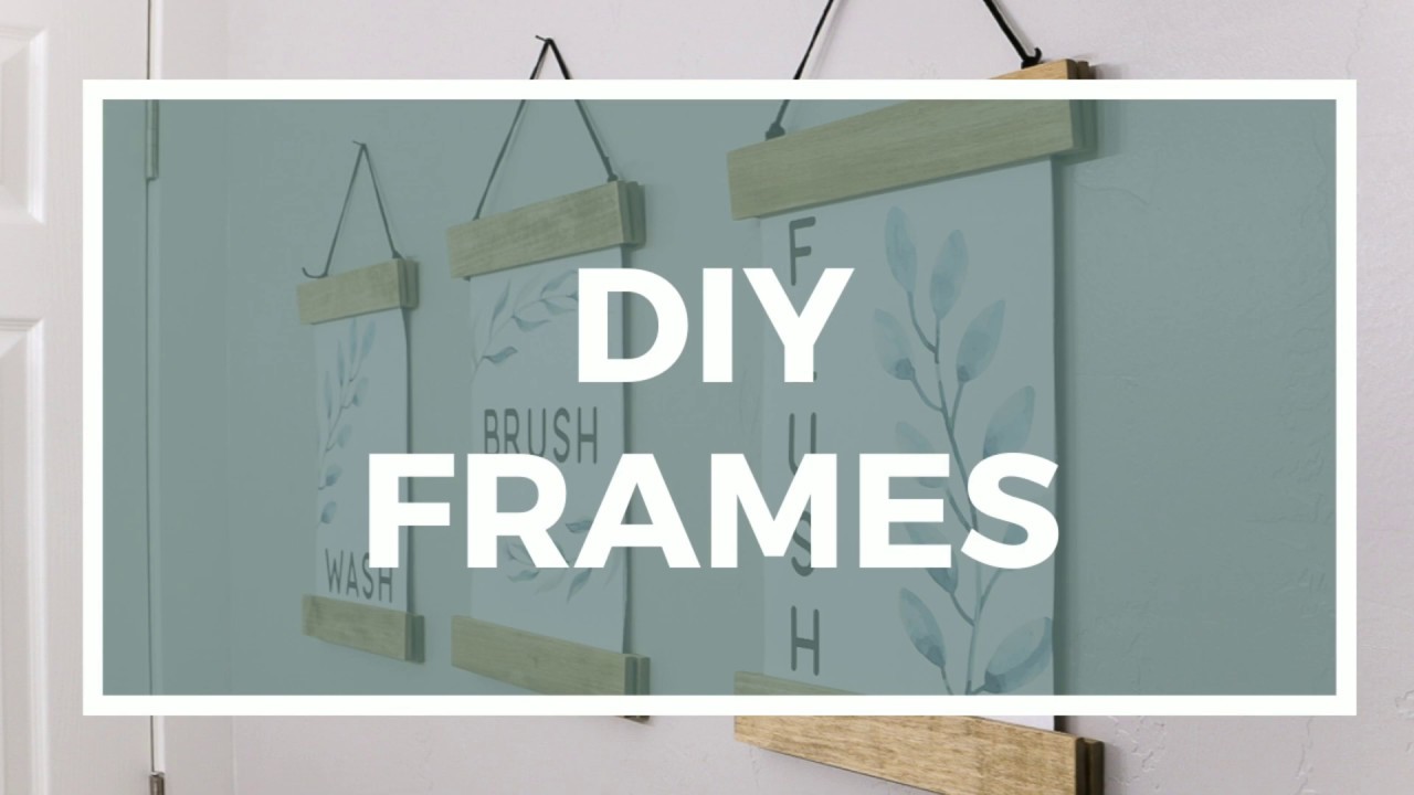 Magnetic Poster Frame - How to Make A DIY Frame For Printables