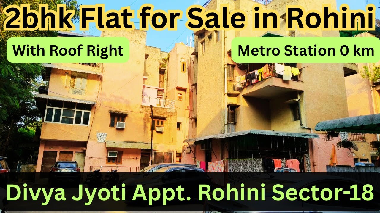 Flat for sale in Rohini | Flats in Delhi | DDA flat in Delhi | Housing Society flat in Rohini #ghar 