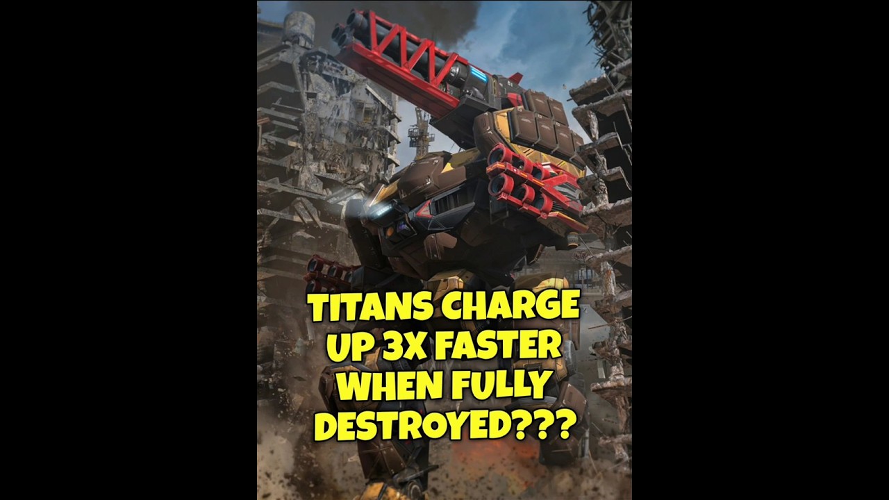 TITANS NOW CHARGE UP 3X FASTER WHEN FULLY DESTROYED??? 🔥 War Robots 10.4 #WarRobots #WR #Titan #Buff