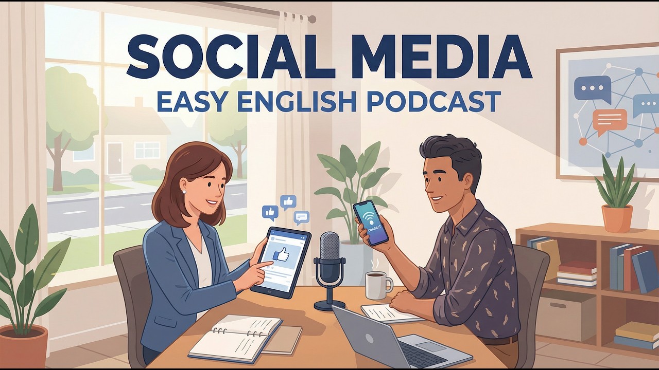 Social Media | Easy English Podcasts 📱