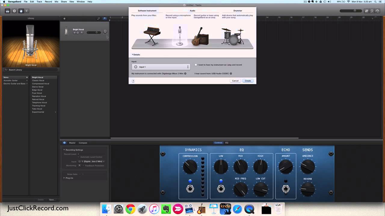 Multi-Track Recording With GarageBand