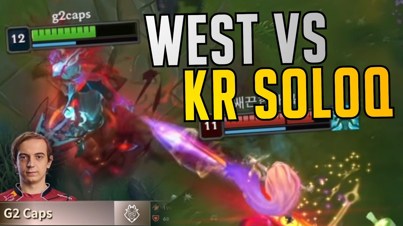 G2 Caps SMASHING KR SoloQ! - HIGH ELO KR Pros SoloQ Highlights