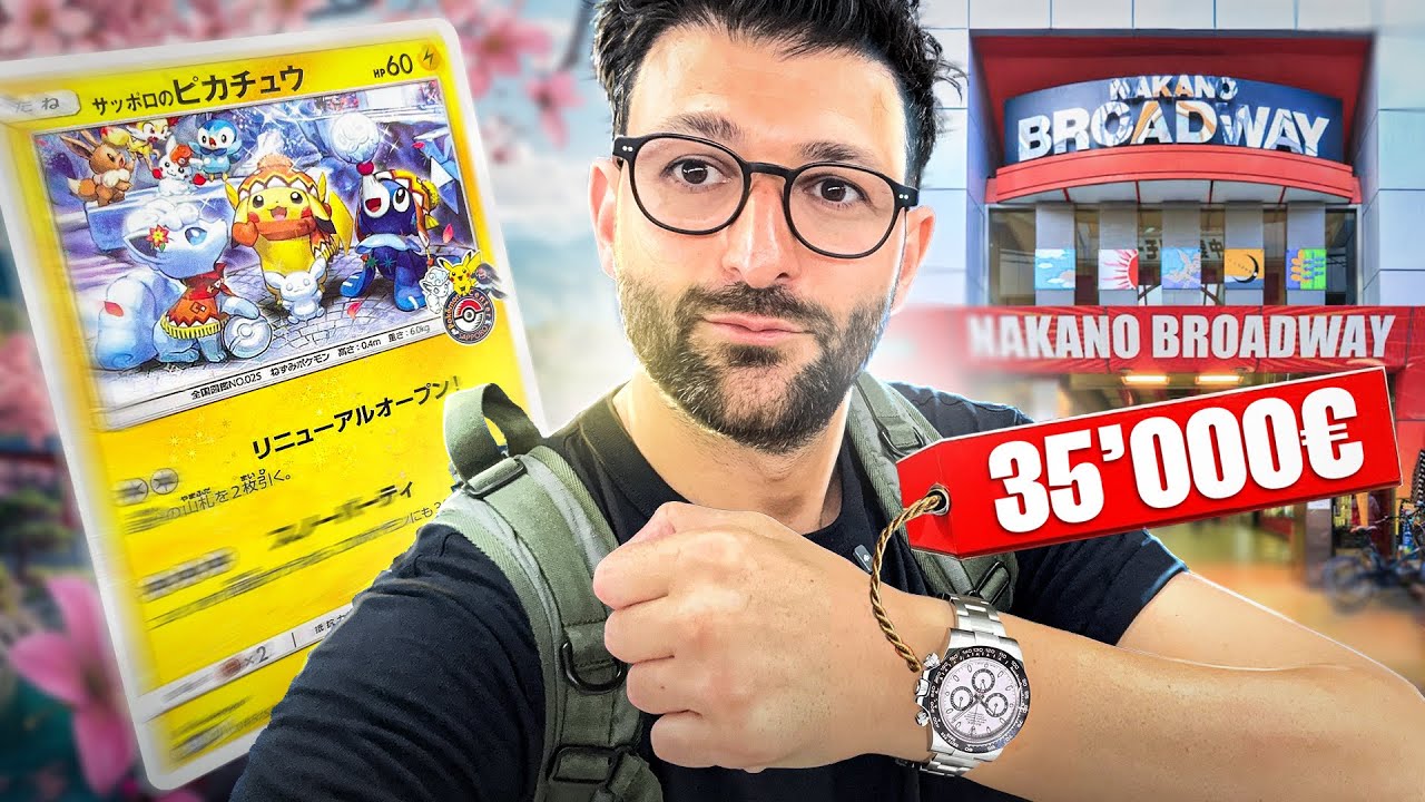 J’achète une MONTRE DE LUXE à TOKYO ?! Et chasse POKEMON à NAKANO BROADWAY…