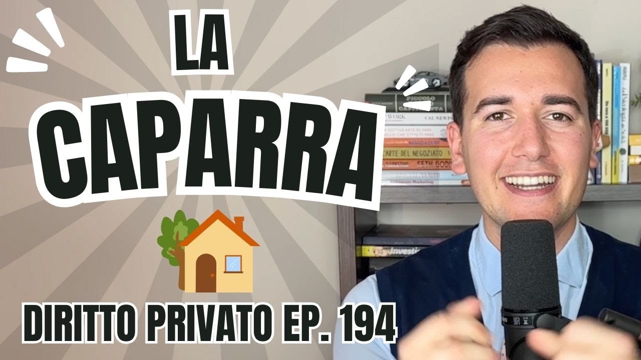 🏡 La CAPARRA - Diritto Privato in 3 minuti
